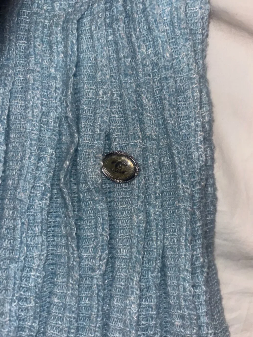 CHANEL Cashmere Blend Pleated Dress – Blue, 2013 Cruise Collection